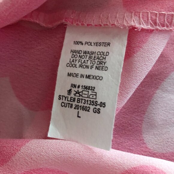 NEW! BiBi- Pink and Red Floral Top! - Picture 3 of 3